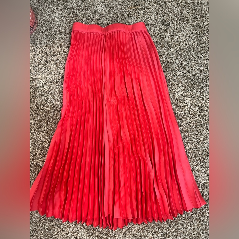 J. Crew Vibrant Pink A-Line Skirt